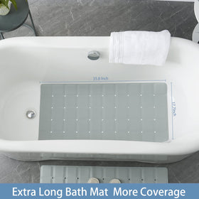Webos non-suction mat designed for textured tubs without damaging refinished surfaces
