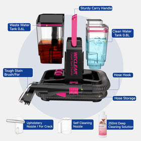 WeClean cleaning solution pairing enhances performance and controls foam.