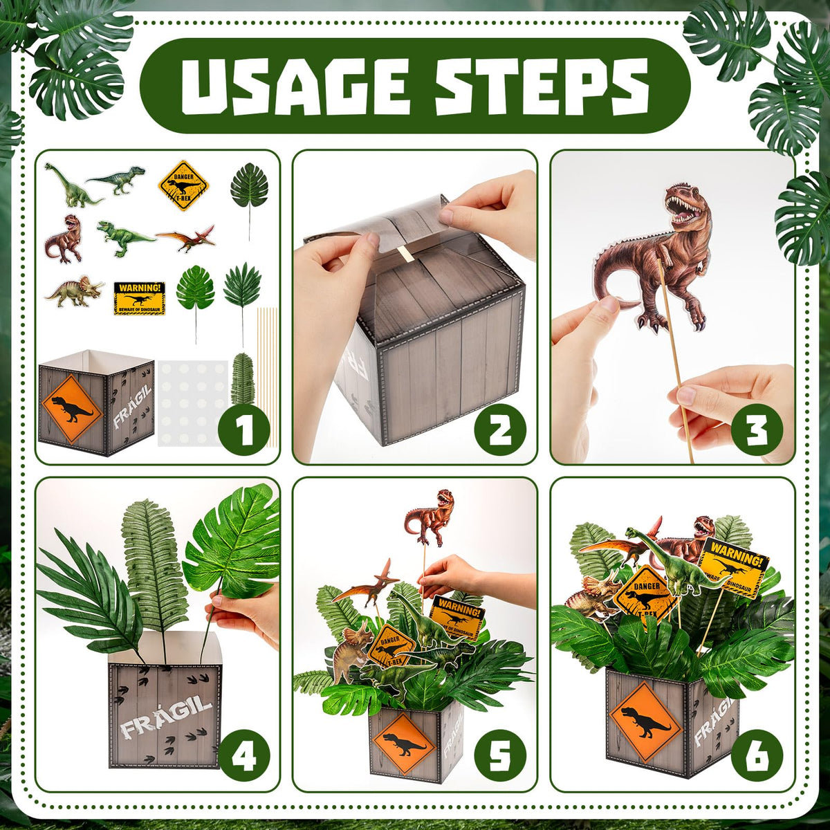 Weekgrat photo booth prop dinosaur theme invites playful smiles and memories
