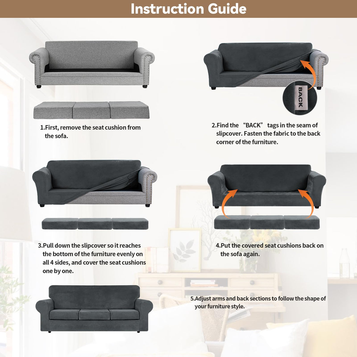 WEERRW durable plush fabric enhances comfort while protecting upholstery.