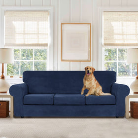 WEERRW non-slip bottom keeps the sofa cover in place during daily use.