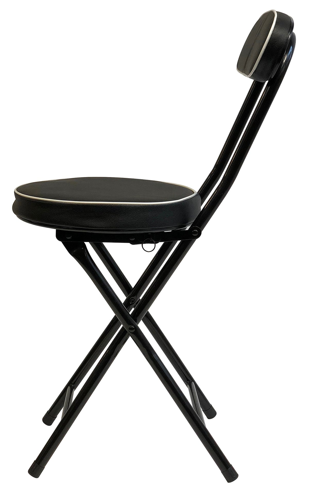 Wee's Beyond Cushioned Folding Stool used as a guitar practice chair