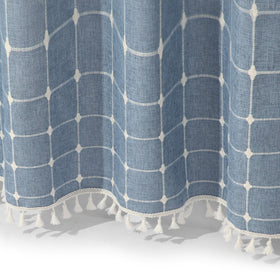 WEGOMA curtain curved-rod fit provides full coverage and drape.