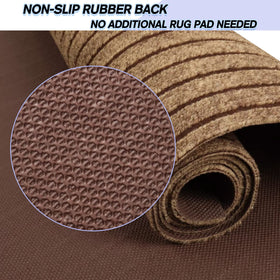 Weidear easy-clean laundry rug supports quick cleanup after chores.