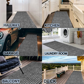Weidear entryway rug, quick-clean and quick-dry for busy homes