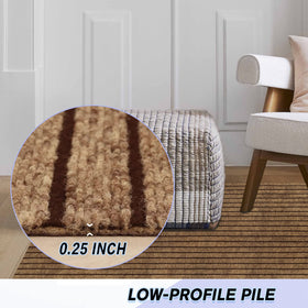Weidear waterproof kitchen rug protects floors and cleans up easily.