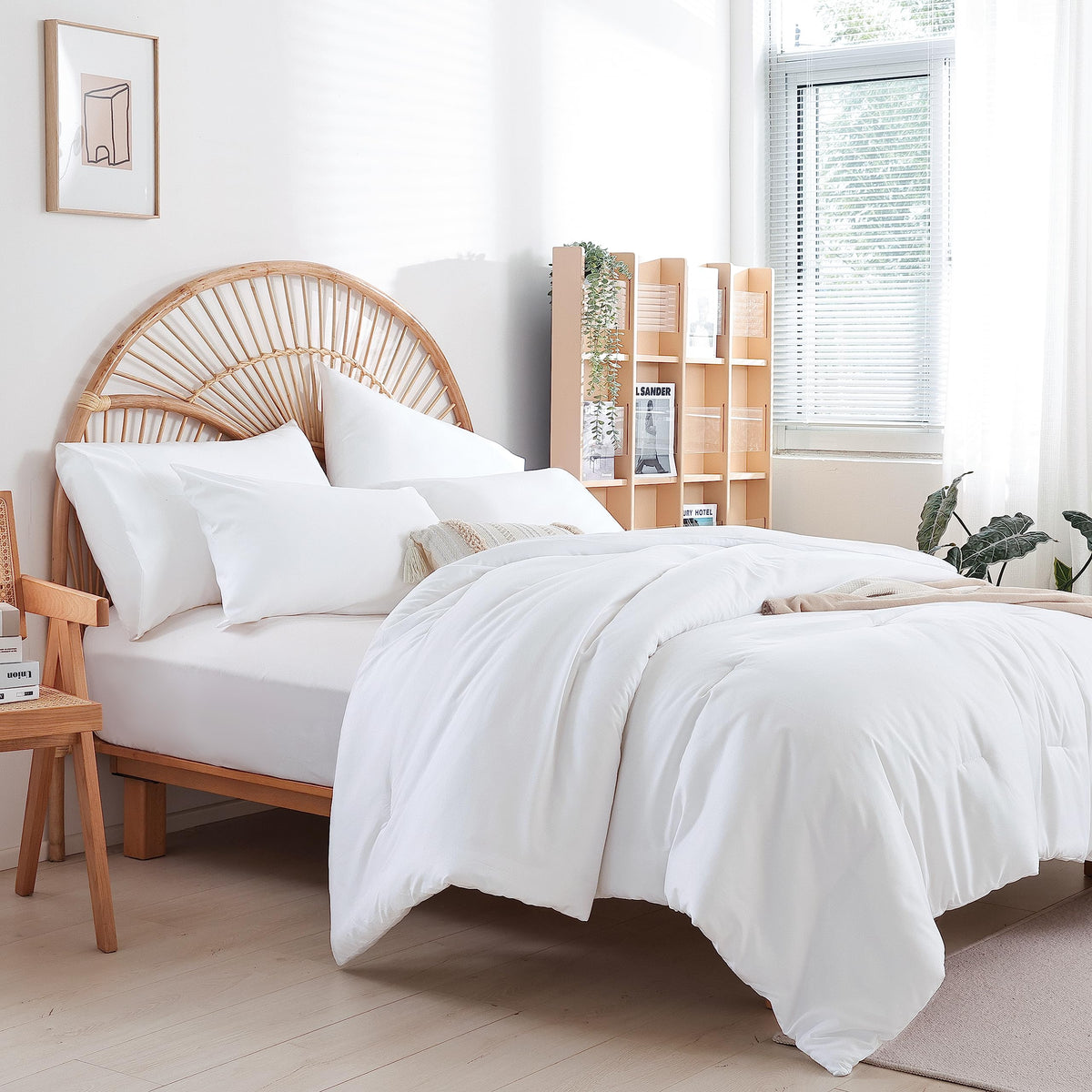 Weigelia all-season comforter ready for year-round use.