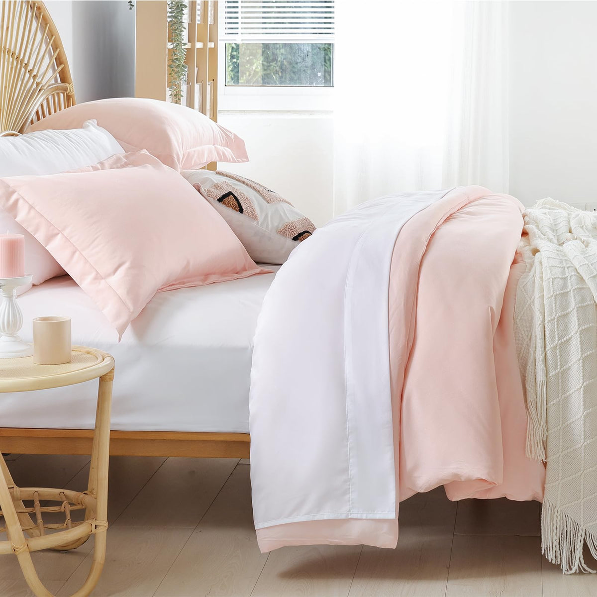 Weigelia boho pink bedroom setup showcases versatile styling for girls’ rooms.
