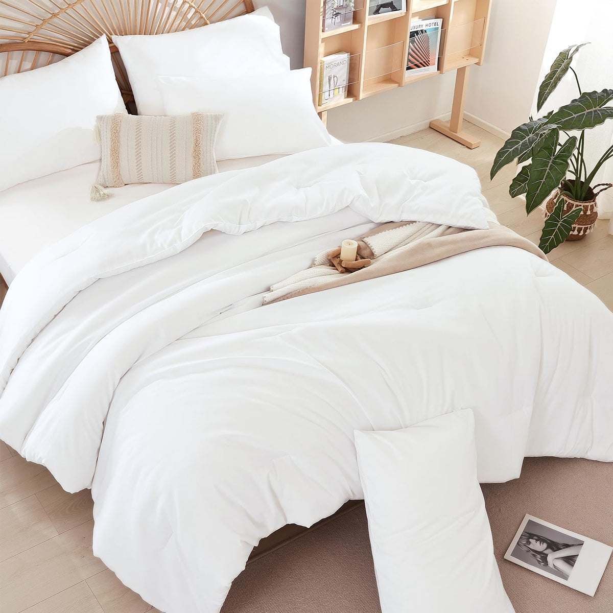 Weigelia microfiber close-up shows soft, breathable fabric for restful nights.