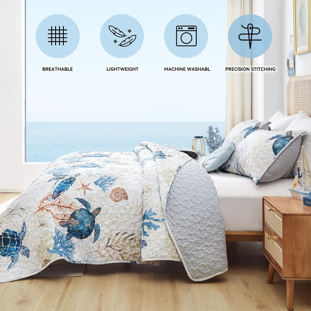 Weigelia pillow case 20x26 pairs with quilt for complete twin bed setup