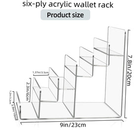 WEIHAOSKY acrylic jewelry display shelf keeps accessories organized and visible