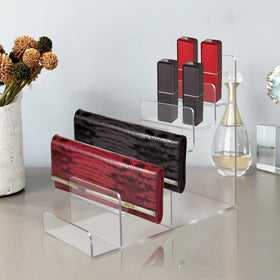 WEIHAOSKY clear purse display riser highlights items with floating visual appeal