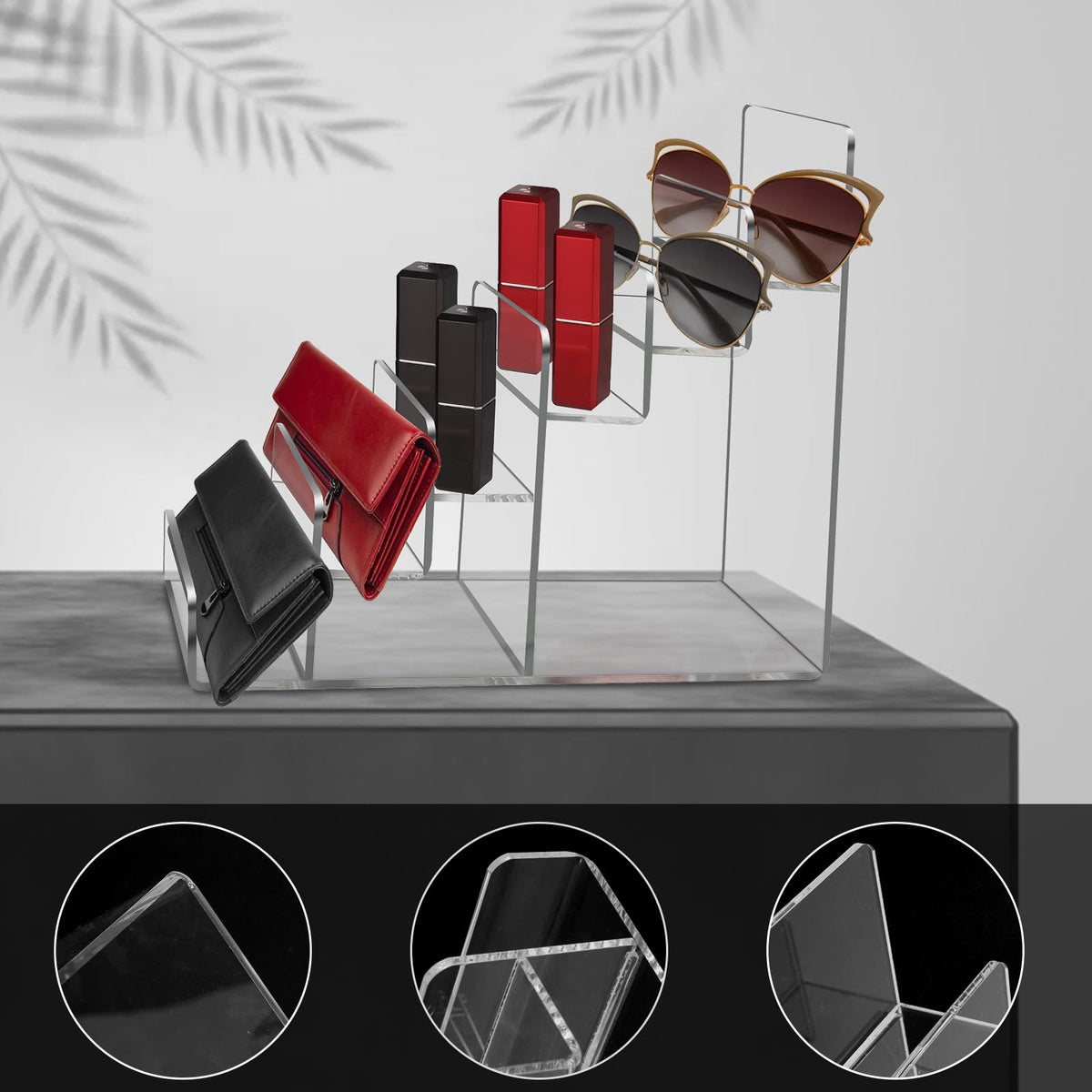WEIHAOSKY purse and wallet display kit enhances showroom-style organization