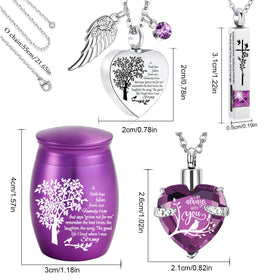 Weikui life-tree pendant design on a memorial urn.