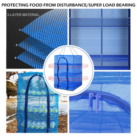 WEISGJA multifunction drying net suitable for fruit, vegetables, and herbs