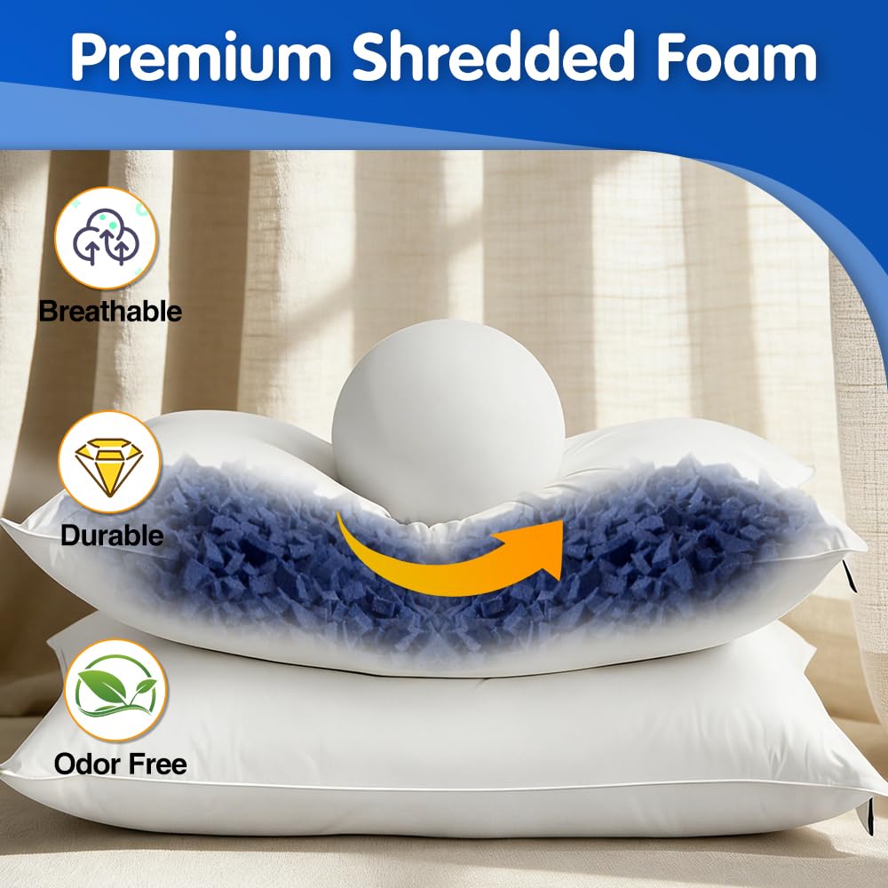 Welacer OEKO-TEX certified memory foam filler for safe home use.