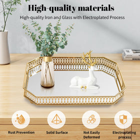 WELAISA makeup tray organization on bathroom counter keeps essentials within reach.