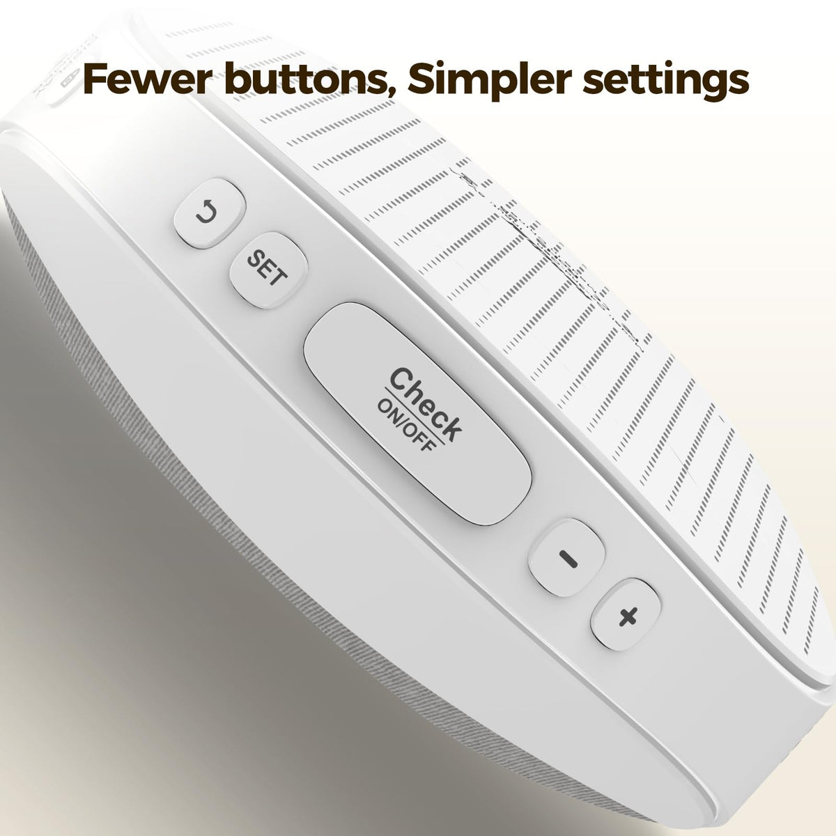 Welgo simple, parent-friendly controls for quick routine setup