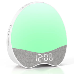 Welgo Ok to Wake clock beside kid's bed for independent mornings