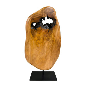 WELLAND cedar sculpture front table decor suitable for living room setups