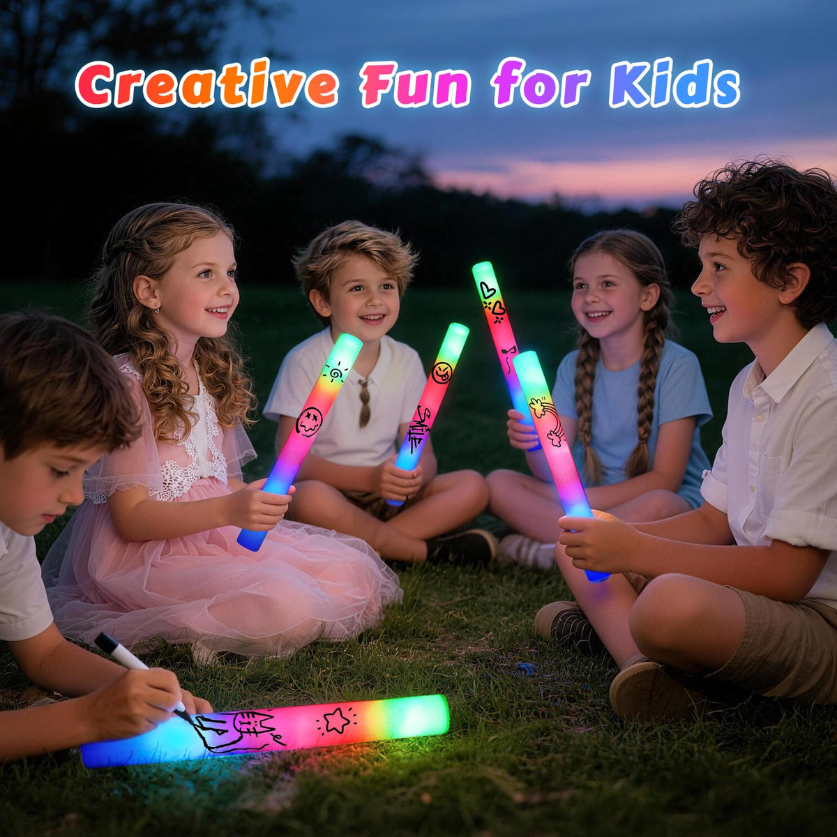 Wellent 8-hours battery life keeps the glow going through the night.