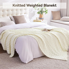 Wellfeel bead-free blanket demonstrates easy care and handling.