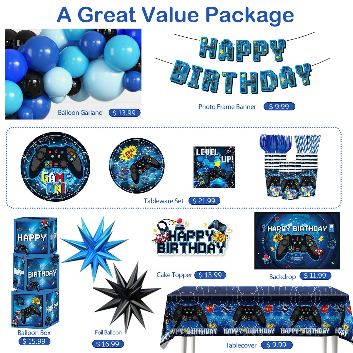 Wellspar balloon boxes add colorful focal points to walls and tables