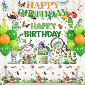 Wellspar bug banner enhances party visuals for a memorable photo backdrop.