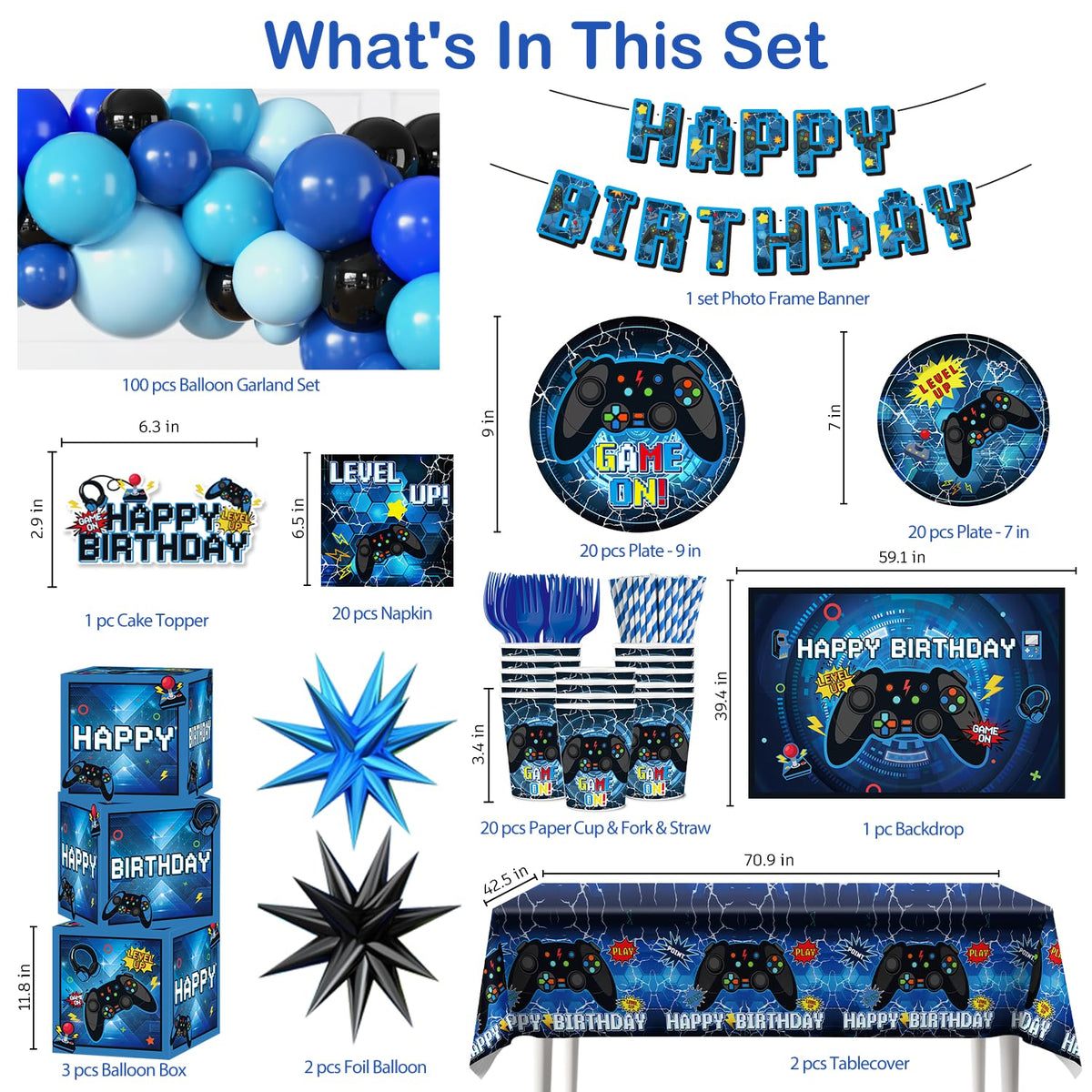 Wellspar gaming cake topper adds a festive centerpiece for the cake