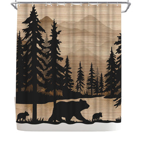 WELMECO shower curtain includes hooks for easy setup and organization