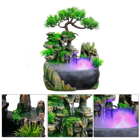 WEMAKMAK nature-inspired rockery creates a soothing desk or shelf display.