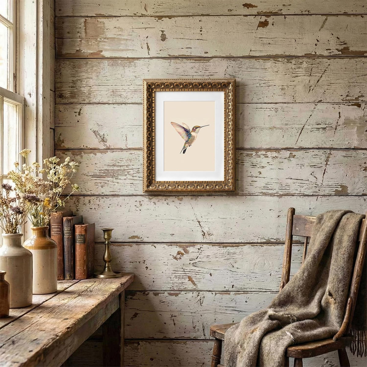 Wemandh hummingbird print makes a thoughtful gift for bird lovers.