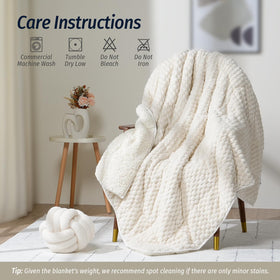 Wemore blanket ideal for couch and bed use in living spaces