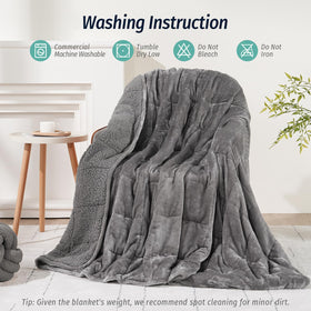 Wemore 15 lb weight provides comforting pressure for relaxation