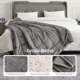 Wemore weighted blanket 60x80 inches demonstrates generous coverage