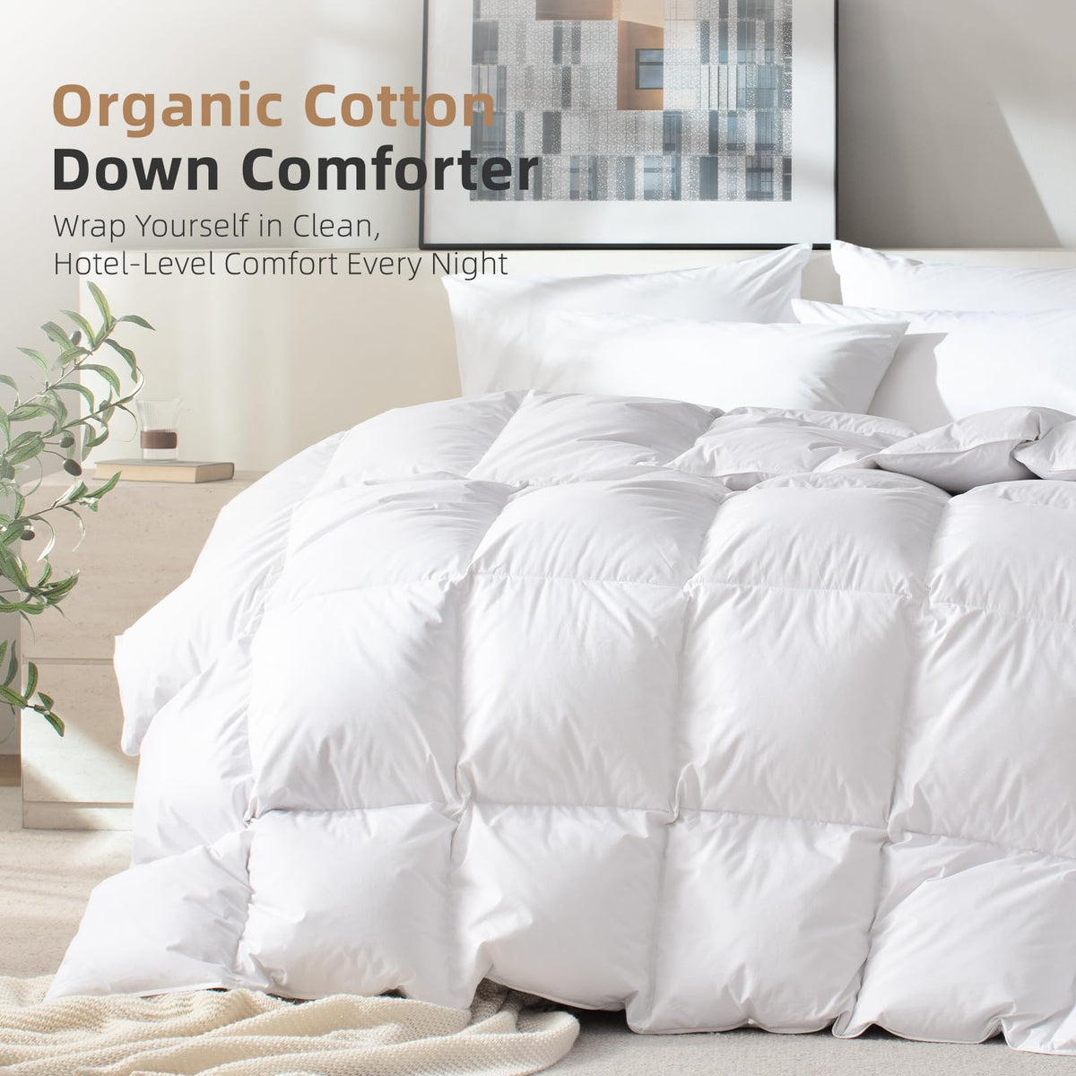 WENERSI organic cotton cover weave emphasized for breathability