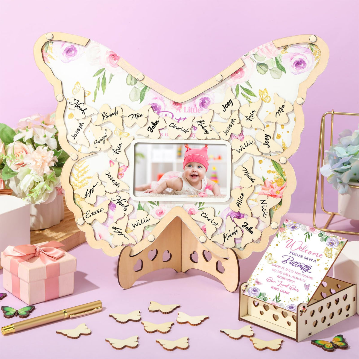 Wenqik versatile set suits baby showers, birthdays, and weddings.