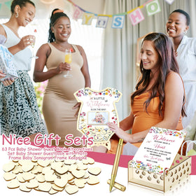 Wenqik baby shower guest book alternative set for unforgettable celebrations