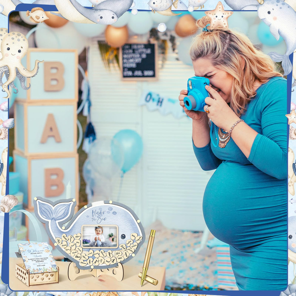 Wenqik baby shower keepsake set captures hearts and memories beautifully