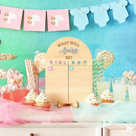 Wenqik wooden board displayed on table, engaging party focal point