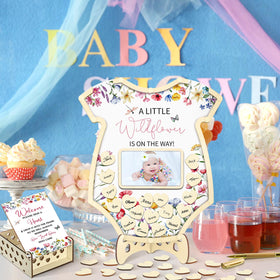 Wenqik display stand elevating the baby shower setup