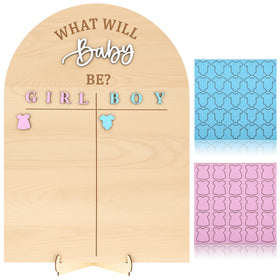 Wenqik gender reveal board with stand, a centerpiece for your celebration