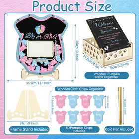 Wenqik pink and blue cloth-shaped slices invite signatures