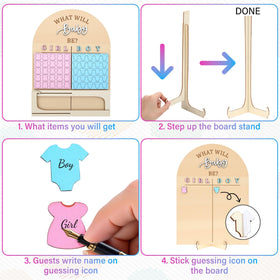 Wenqik pink voting tokens for Girl team, simple peel-and-stick
