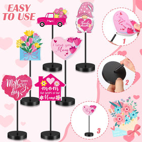 Wenqik pink wooden decor brings soft charm to any room.