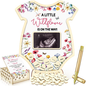 Wenqik wildflower wooden frame with stand for cherished memories