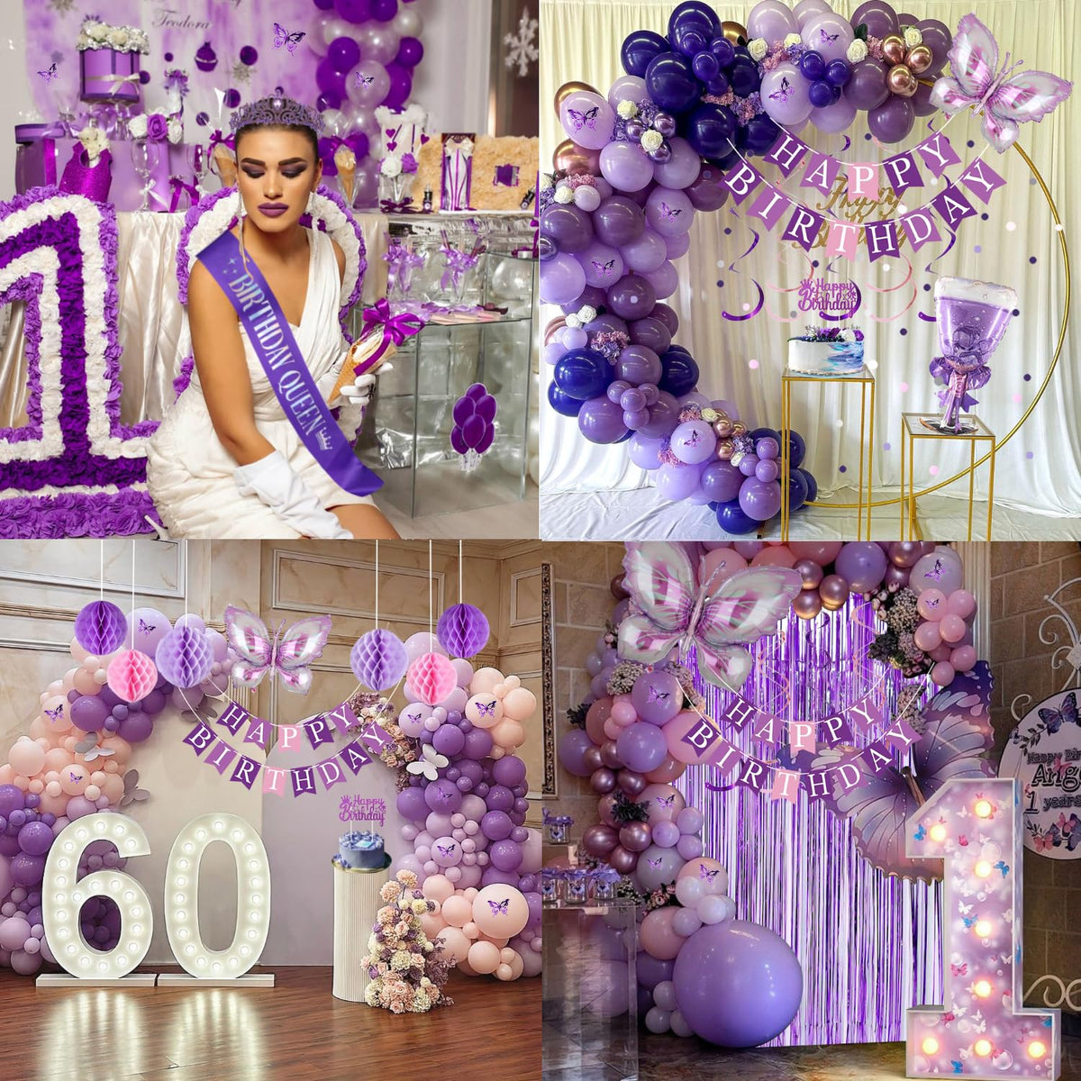 WEQTWL butterfly foil balloon whimsy for celebrations