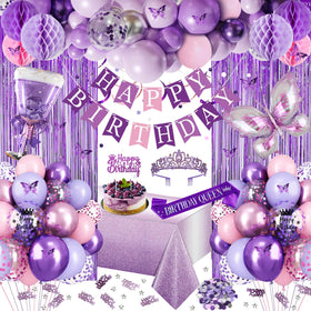 WEQTWL purple banner focal point for festive photo backdrops
