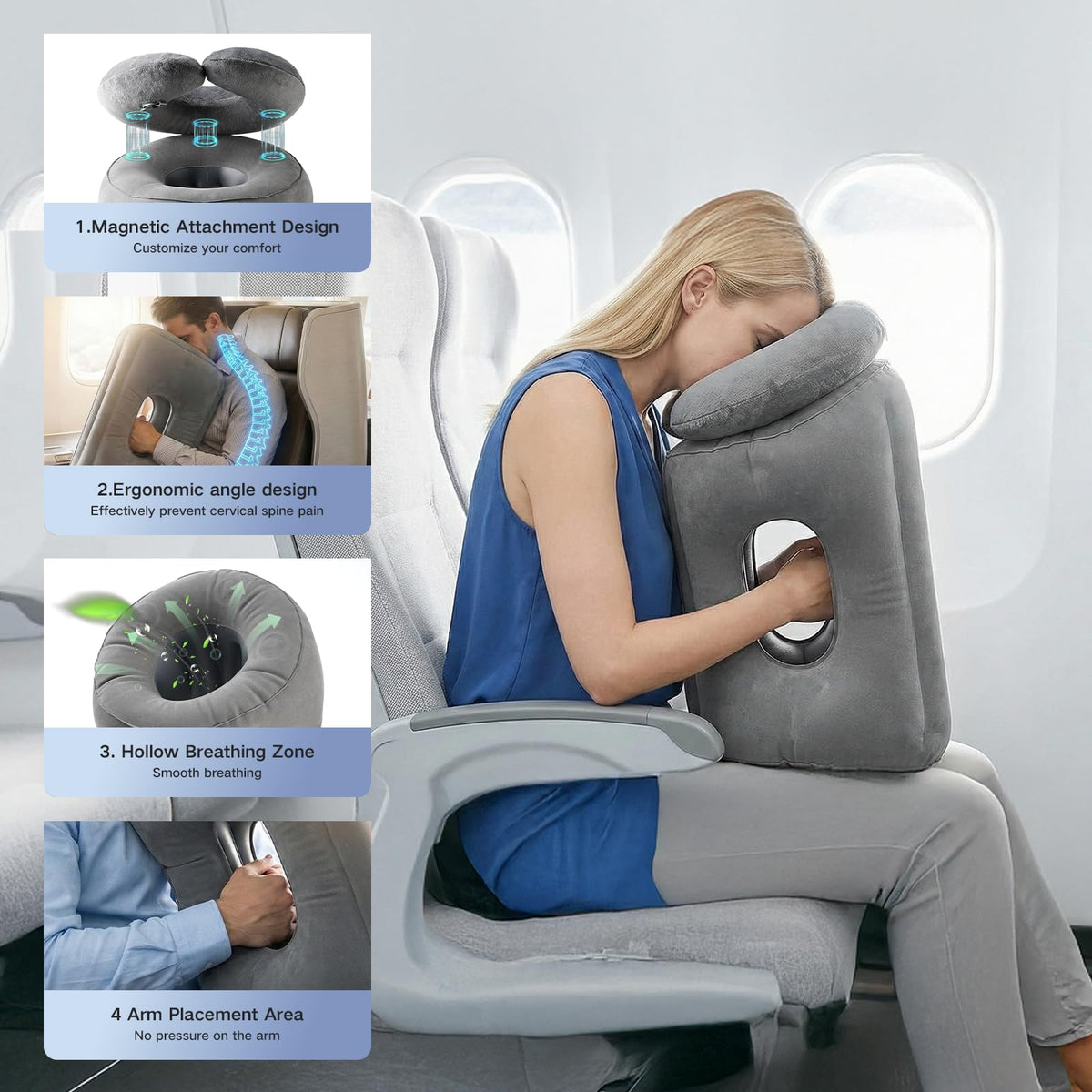 Werfeito ventilated bottom design keeps air circulating for cooler rest.