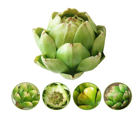 WESAPPINC artificial artichokes in kitchen bowl for durable decor